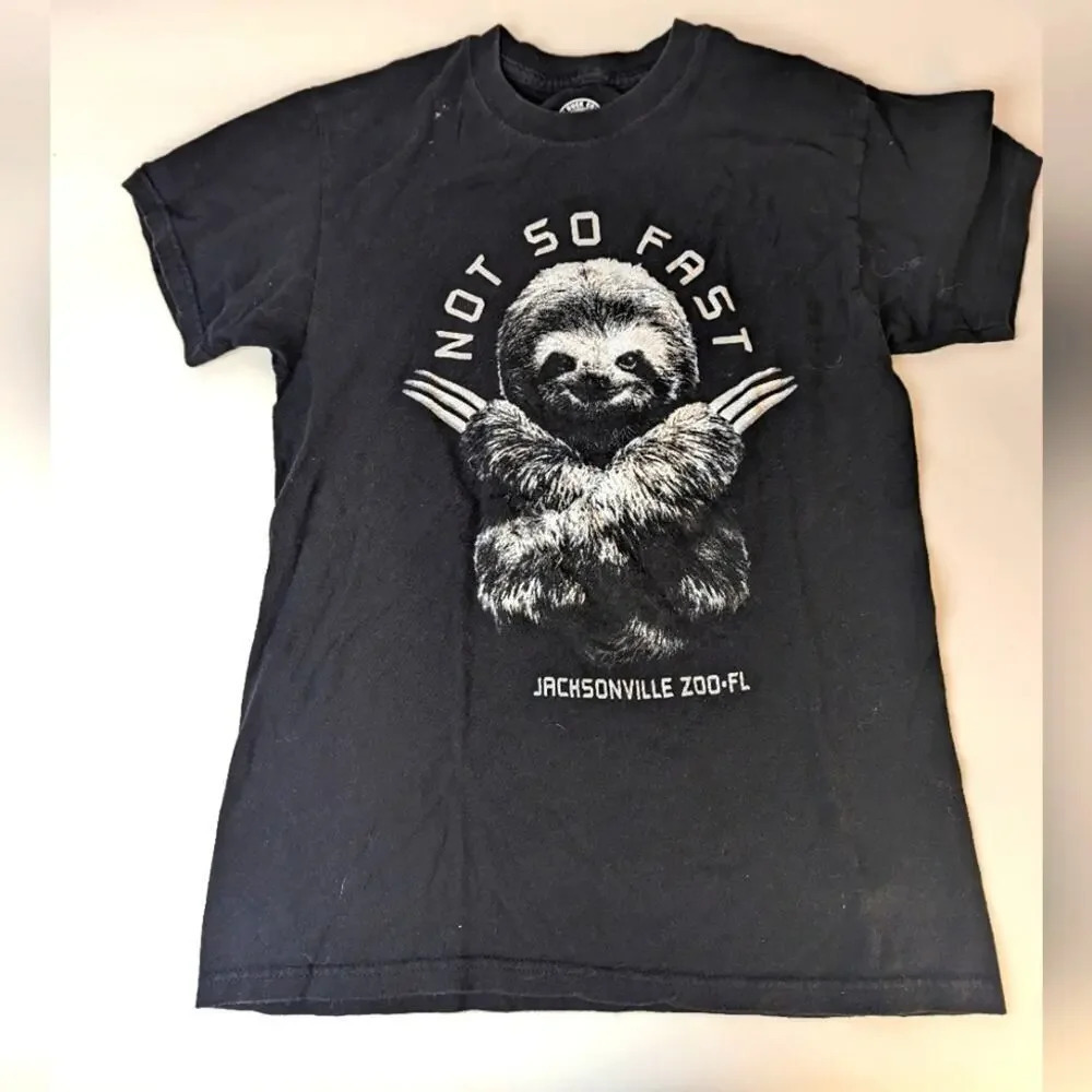 Sloth Jacksonville Zoo Tee Shirt / Small